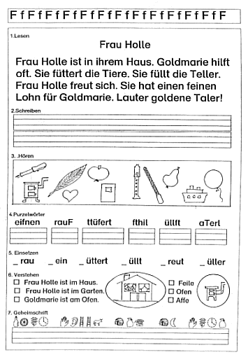 Beispiel  Frau Holle